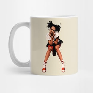 Lauryn Hill Vintage Halftone Pop Art Mug